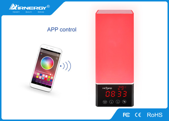 Altoparlanti senza fili principali rossi/luci all'aperto con gli altoparlanti di Bluetooth economizzatori d'energia