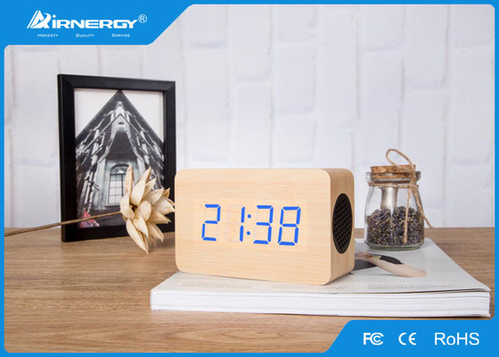 Radio di legno senza fili di legno bassa eccellente della sveglia degli altoparlanti/V4.0 Bluetooth