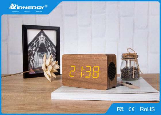 Radio di legno della sveglia di mini modo con la temperatura, frequenza 50-16KHZ